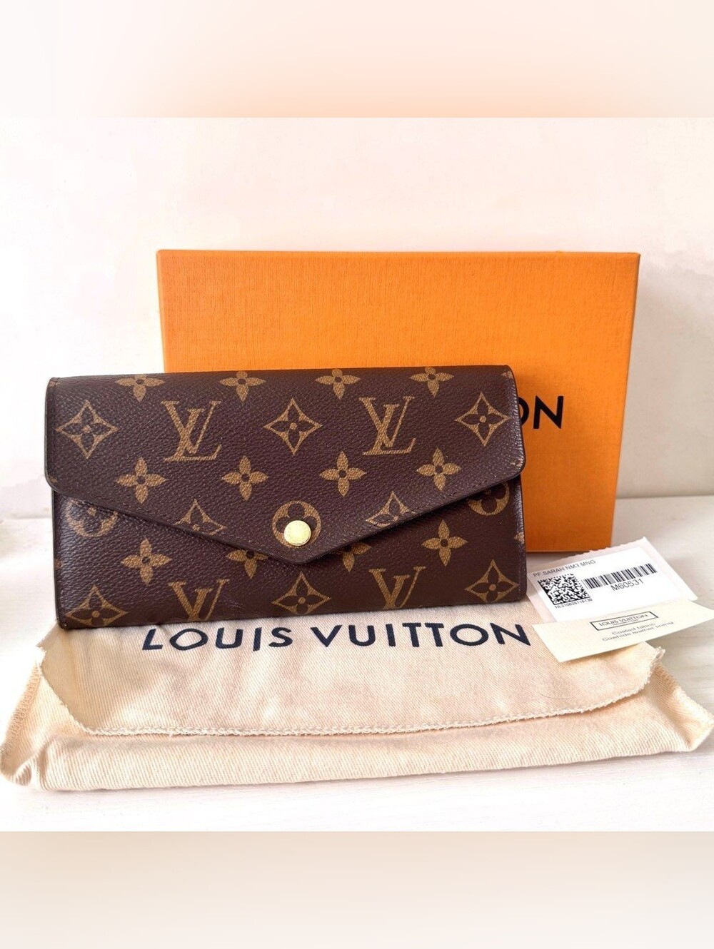 Louis Vuitton Monogram Envelope Wallet - Monogram Brown